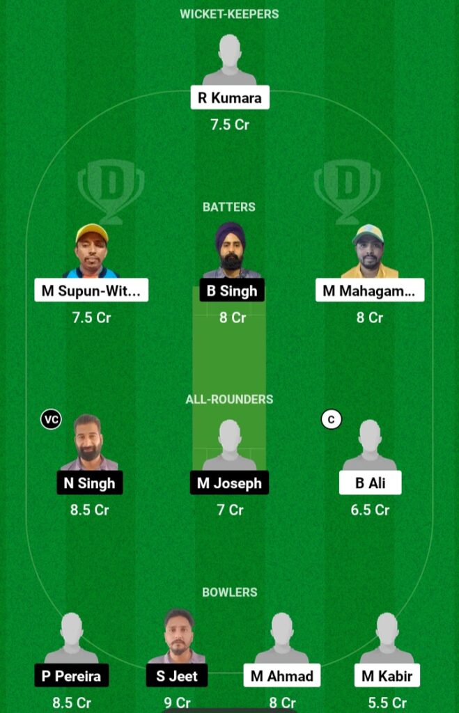 Rlc vs sbs dream11 team prediction